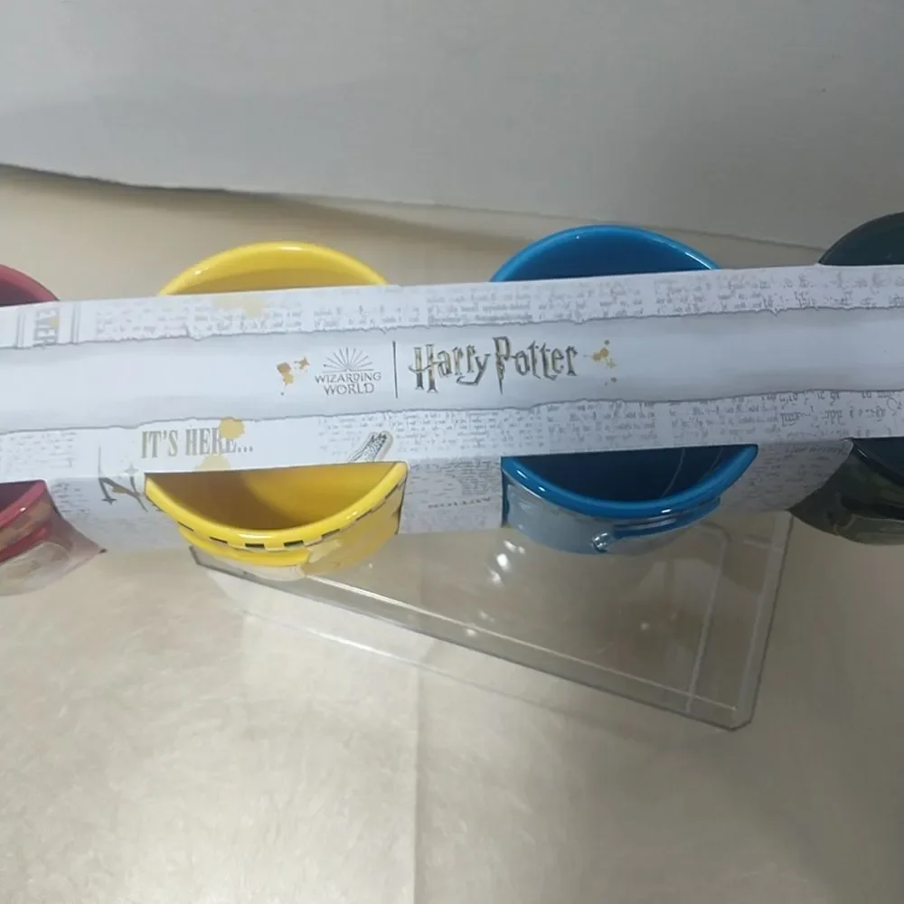 Rae Dunn X Harry Potter Ramekin Set Slytherin Ravenclaw Hufflepuff Gryffindor.